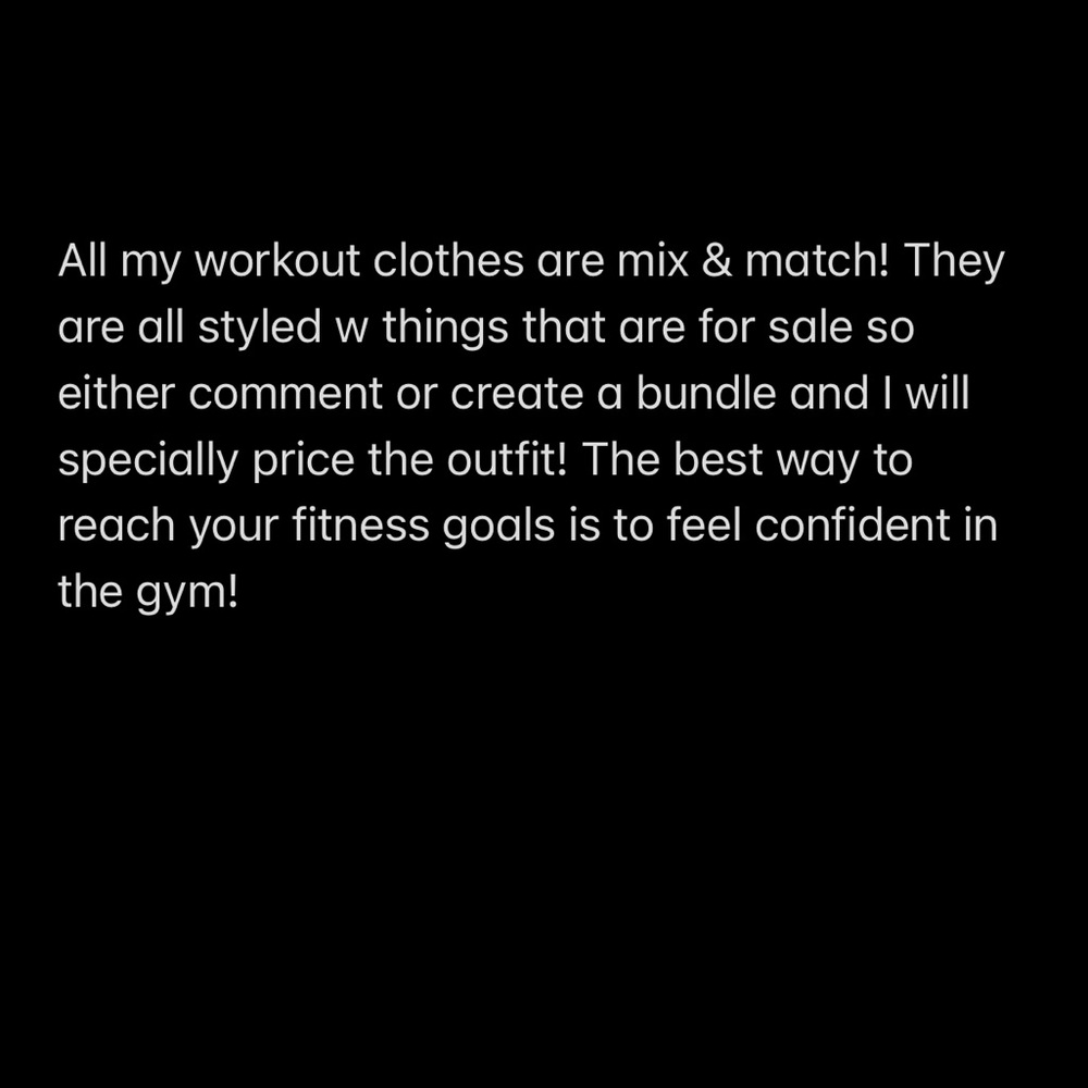 Workout Clothes